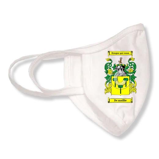 De maillie Coat of Arms Face Mask